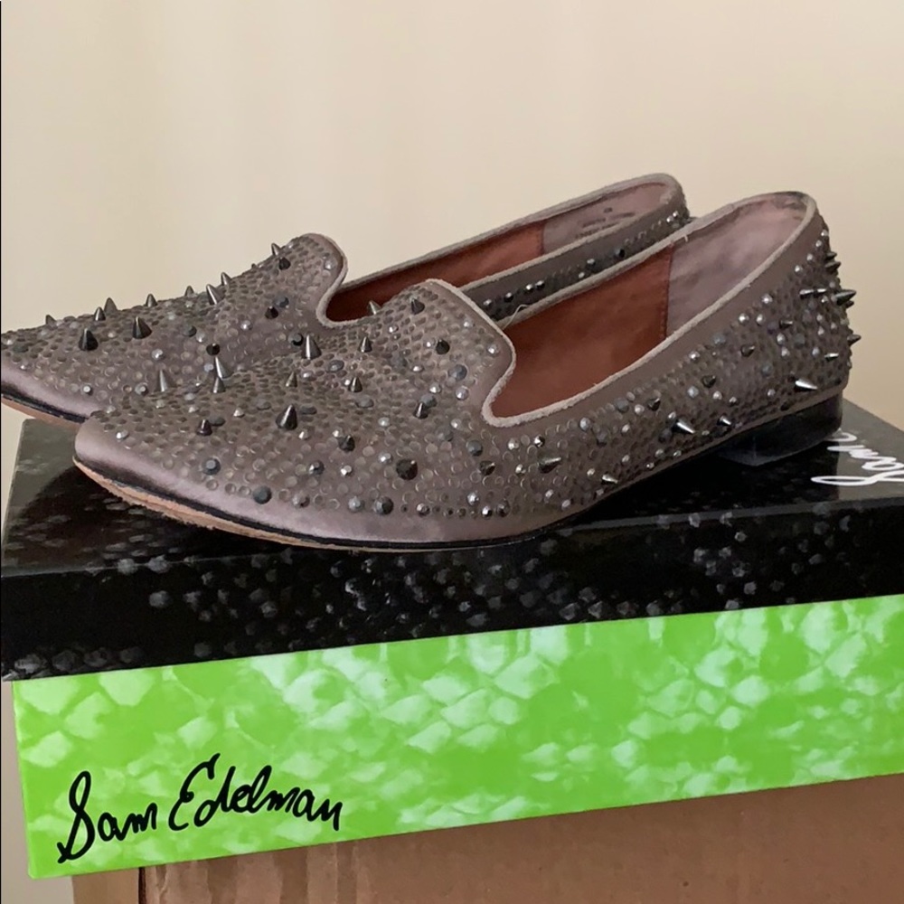 Sam Edelman Adena Flat Gunmetal Grey
